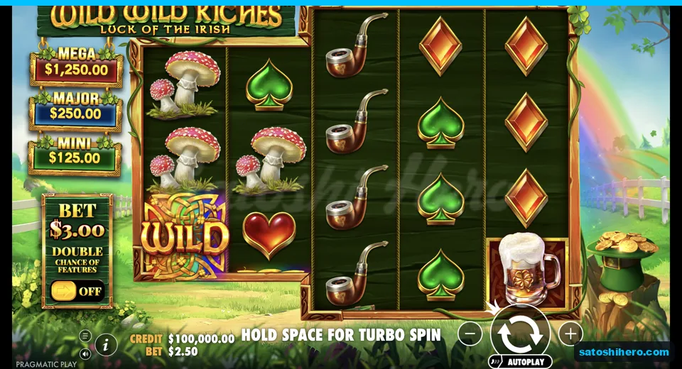 Base grid rests beside jackpot ladders