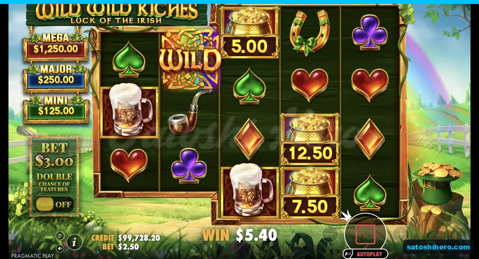 Collect win resolves beside three pot values