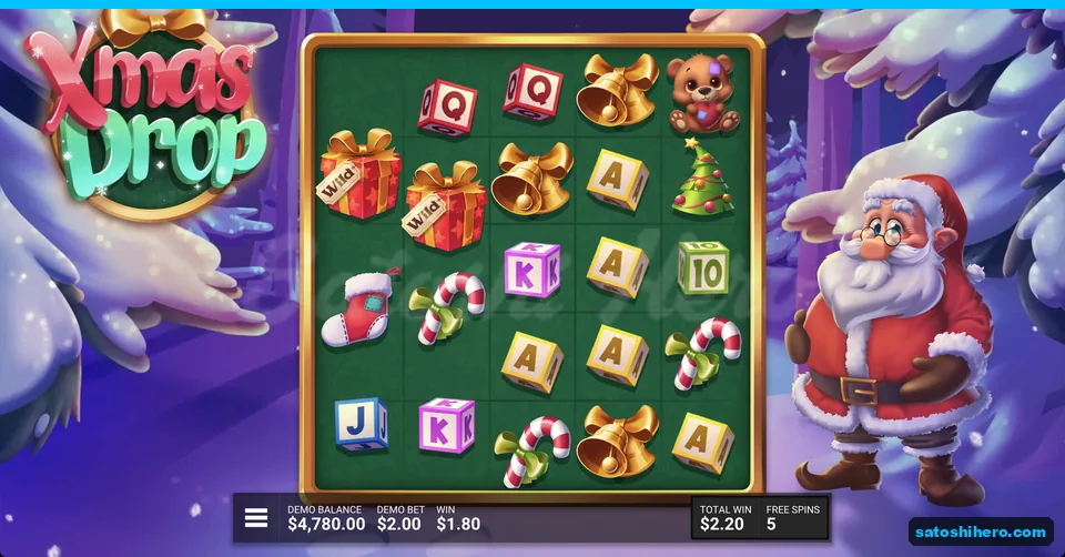 Two gift presents during free spins