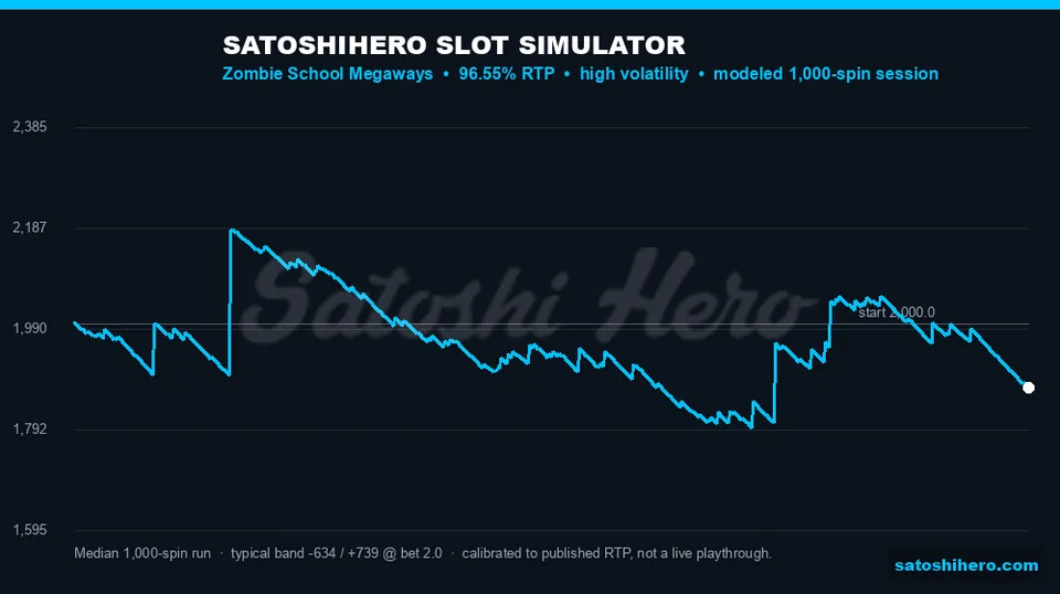 Simulator line swings across thousand-spin model