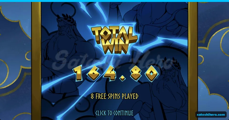 Total win collect screen shows $164.80