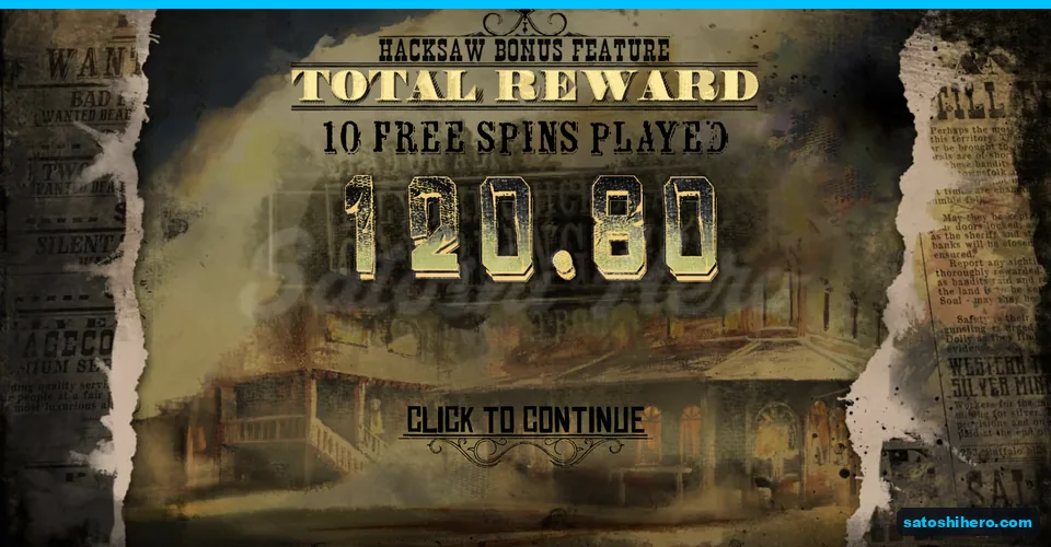 Free spins finish with 120.80 dollars collected