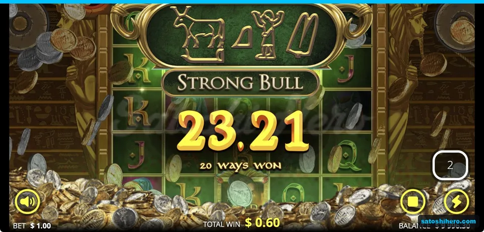 Coin shower covers a $23.21 hit