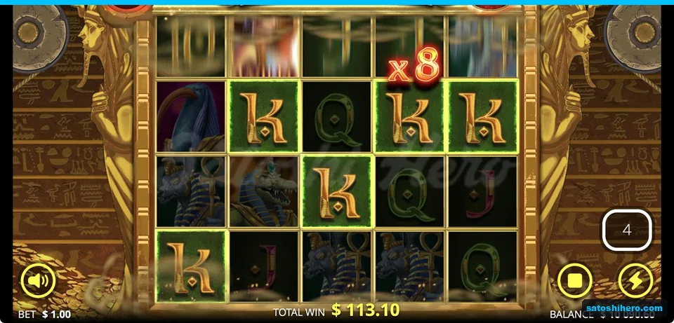 Kings glow under x8 with $113.10 banked