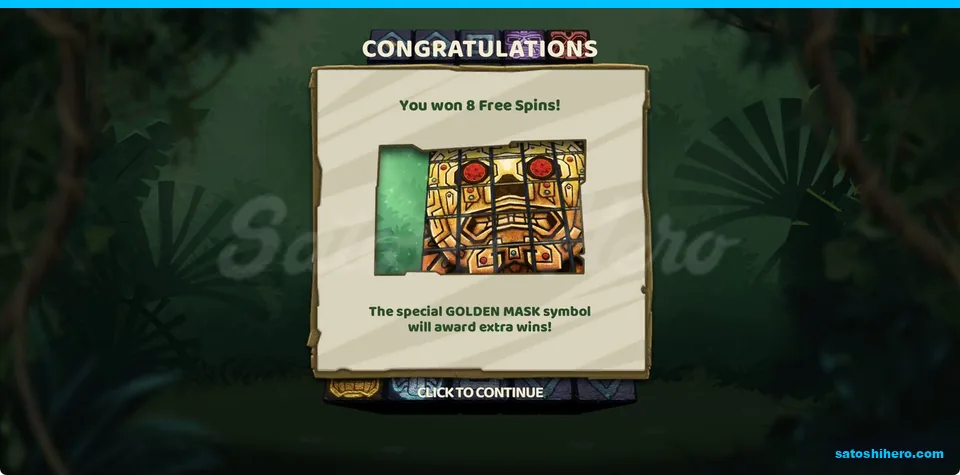 Parchment awards eight free spins