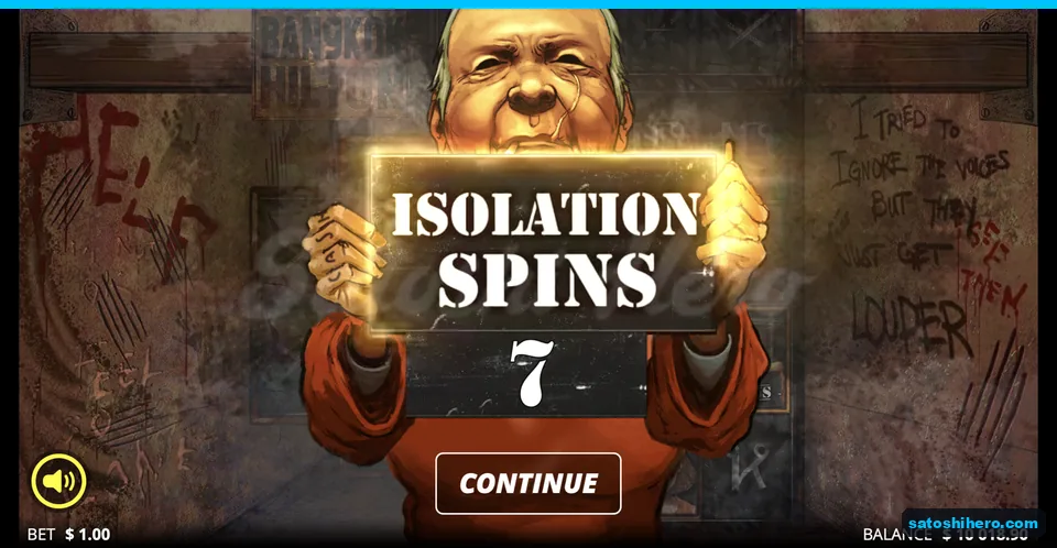 Inmate holds Isolation Spins 7 board