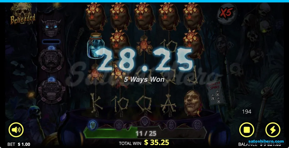 Win screen shows 35.25 after level two