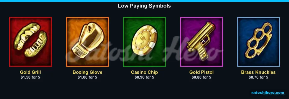 Gold grill starts the low symbol pays