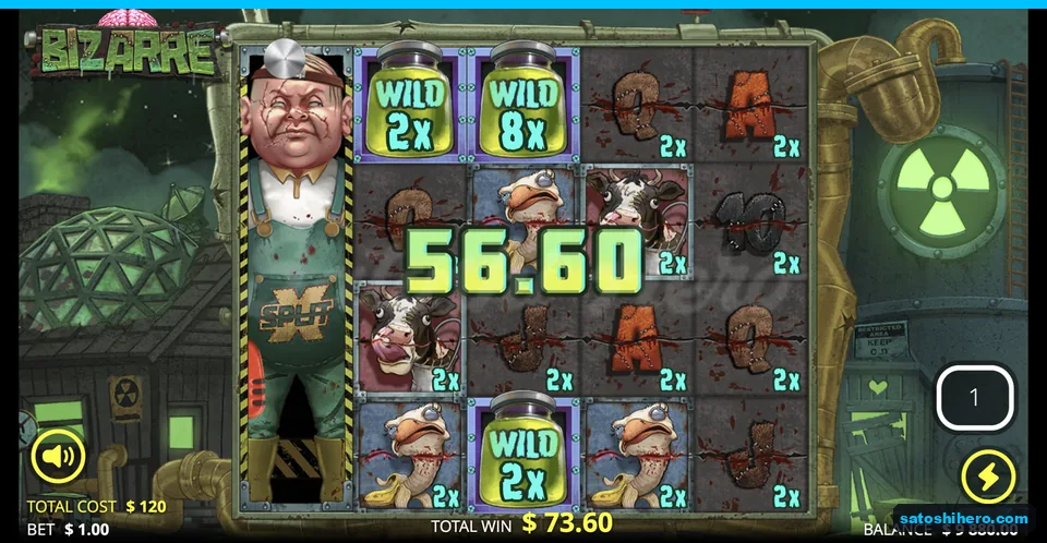 Doctor lines up with 2x and 8x Wild jars