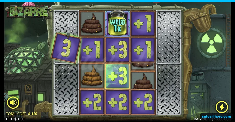 Wild jar and extra spin tiles before round