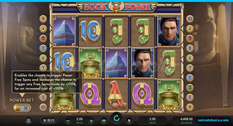 Pyramids and explorers show a two dollar win