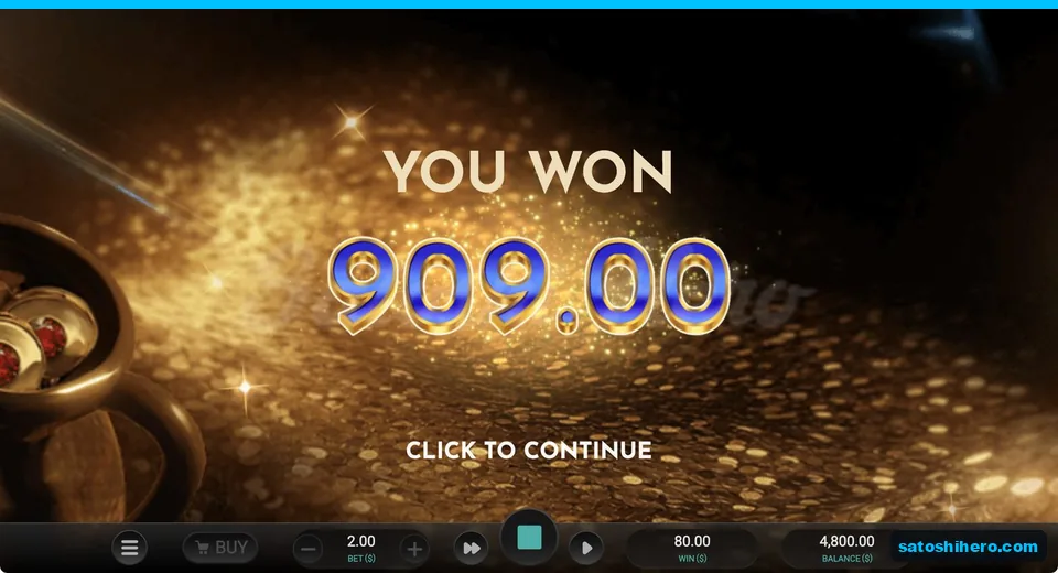 Round total screen shows nine hundred nine dollars