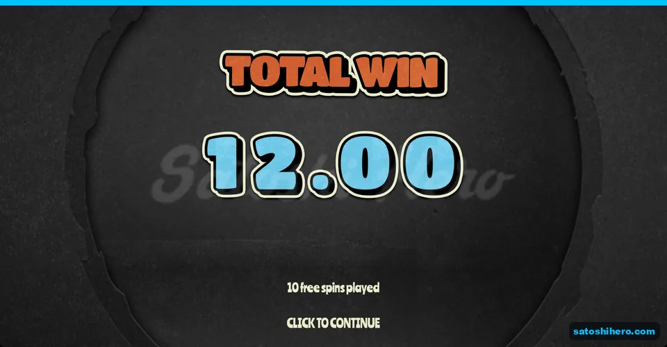 Total win screen shows $12 collected