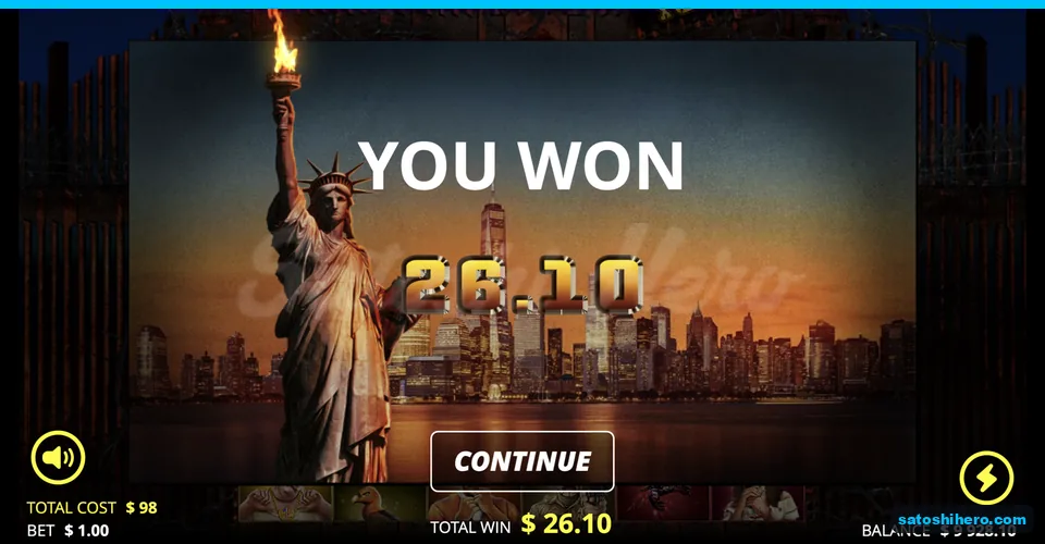 Collect screen showing twenty six dollars ten
