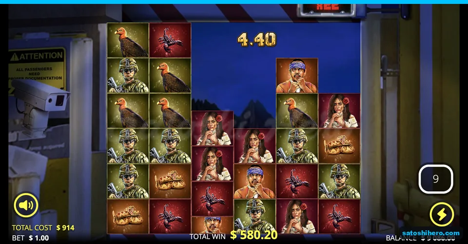 Multiplier sign at x20 with eleven spins