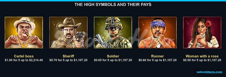 Cartel boss and high symbol pays