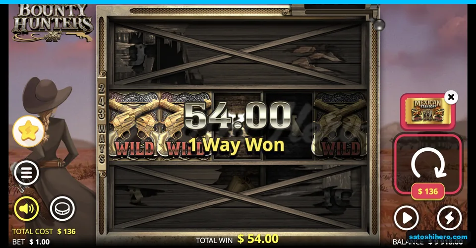 One connected way pays 54.00