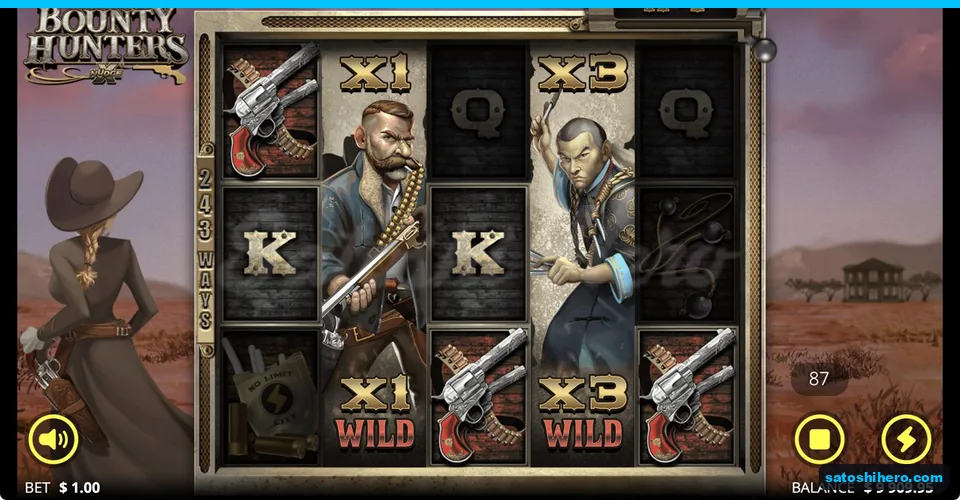 Two stacked Hunters lock on reels