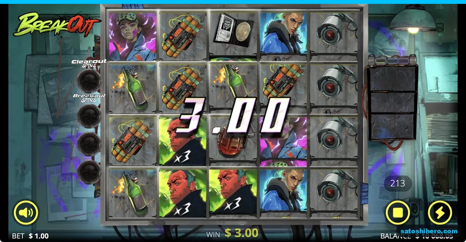 Boss symbols complete a three dollar line