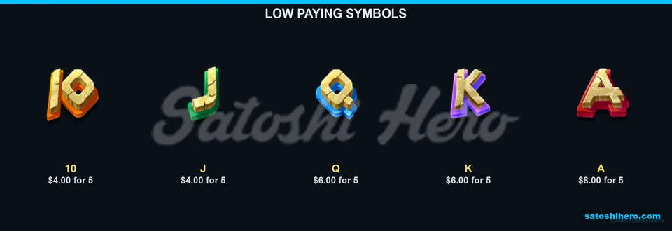 Carved card ranks show low pay values