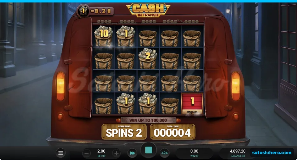 Cash bags and Bag Man open the round