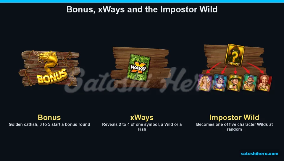 Bonus catfish and Impostor Wild panels