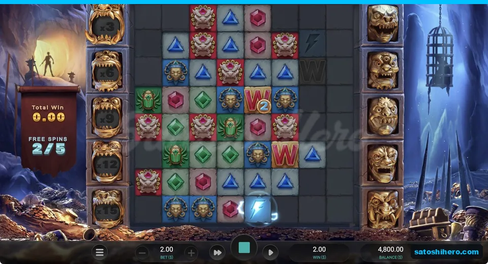 Wild with two lives sits on full board