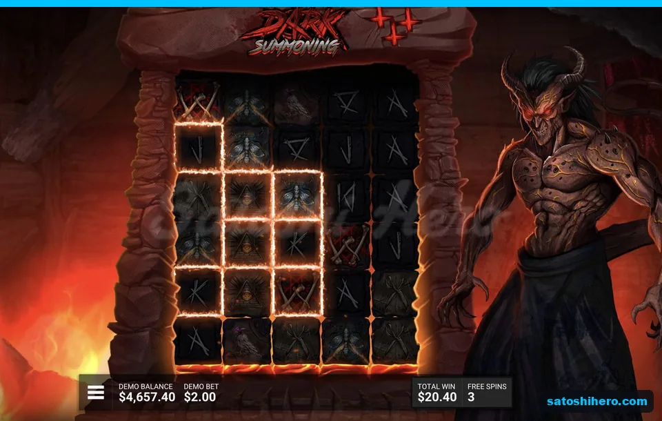 Hellfire marks cover left reel positions