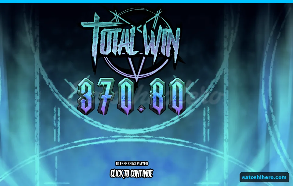 Total win card shows three seventy