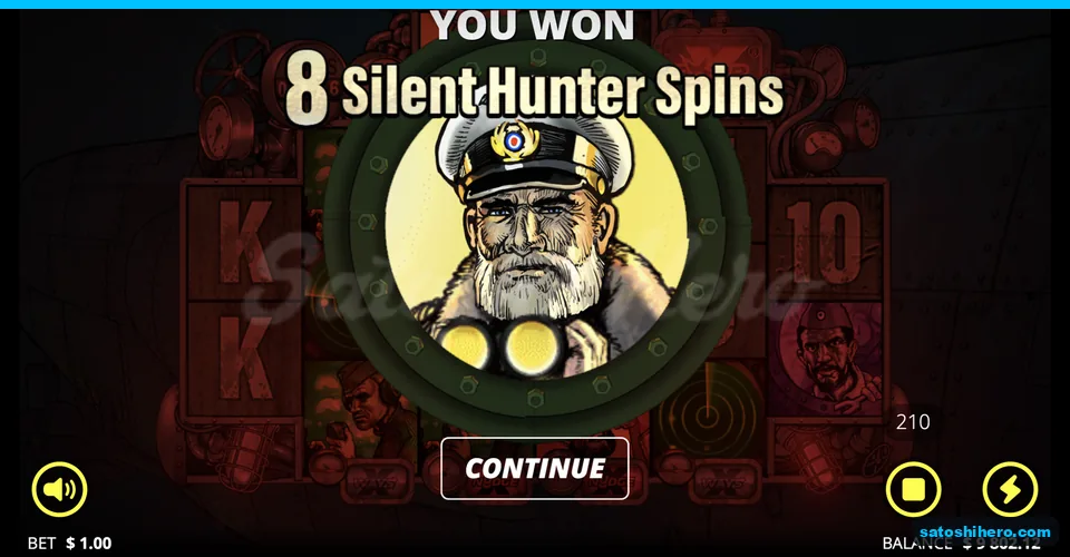 Radar symbols award eight free spins