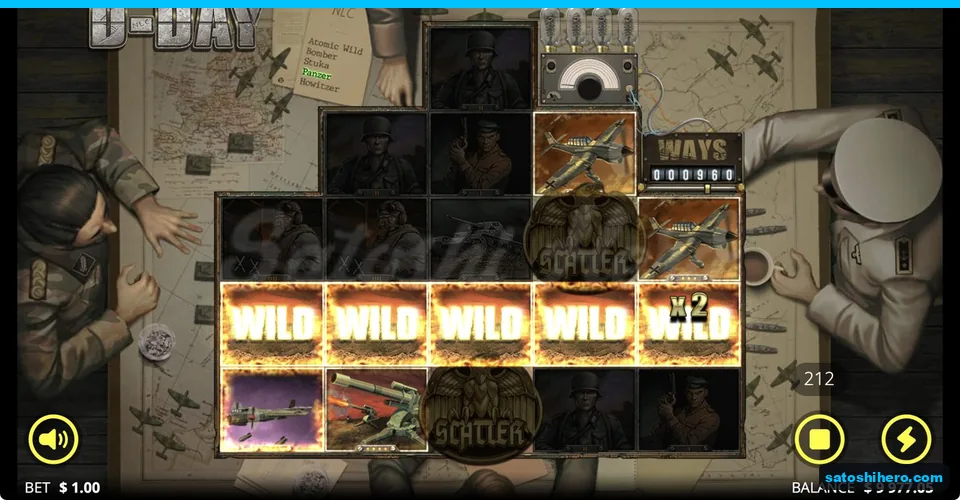 Panzer row Wilds with x2 and Scatters