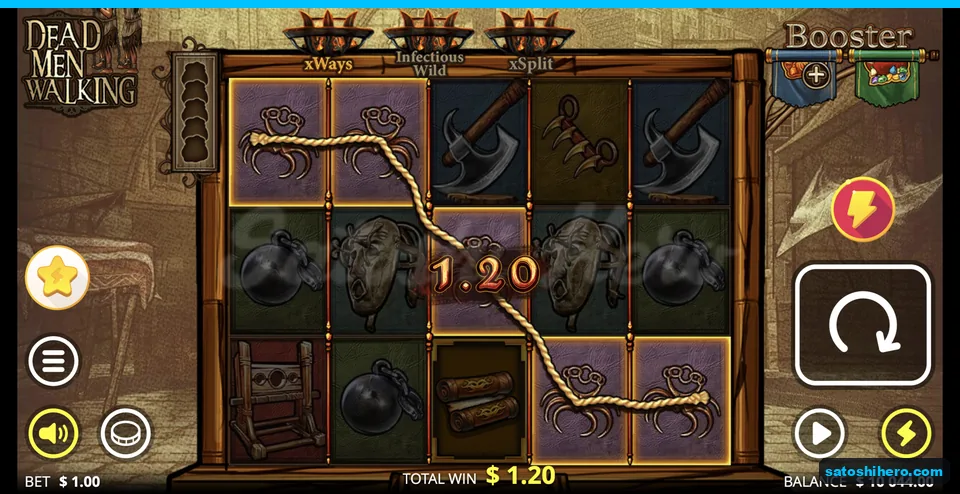 Thumbscrew line win stamps 1.20