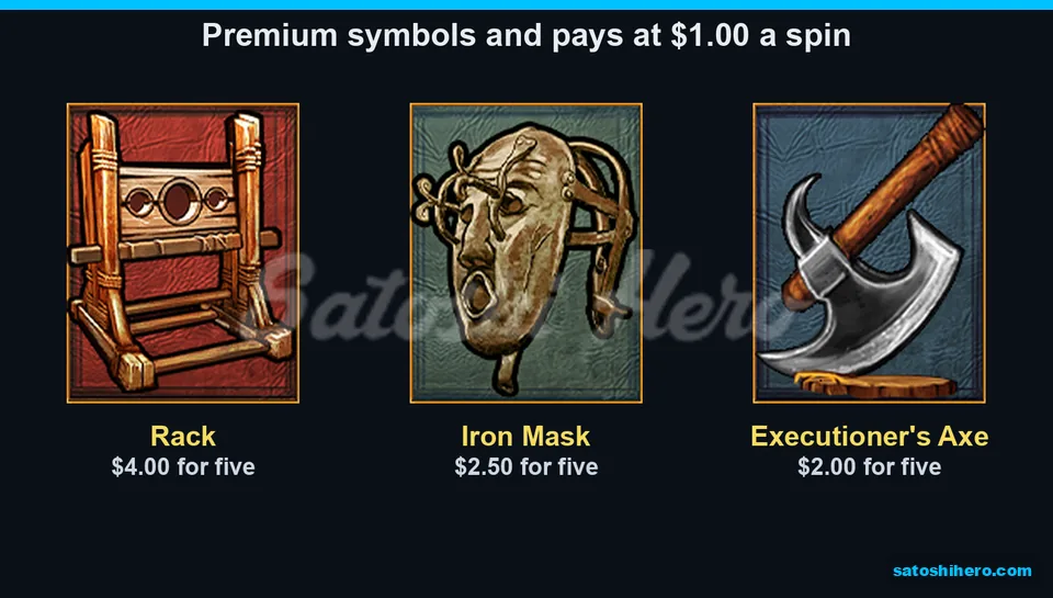 Rack leads the premium paytable values
