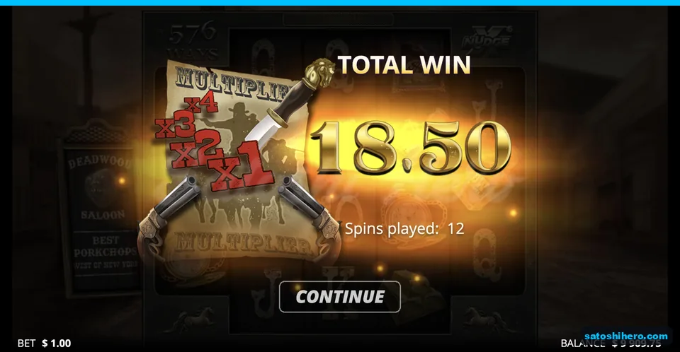 Multiplier poster beside an 18.50 total