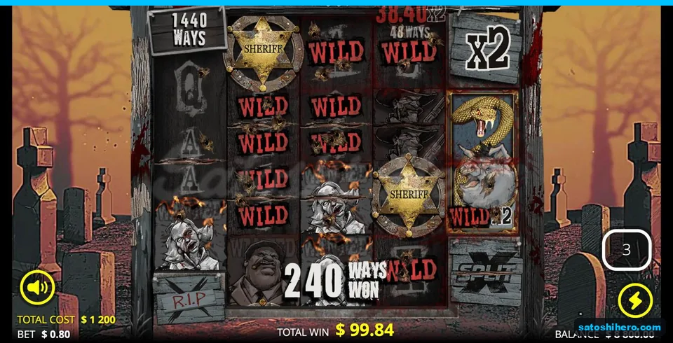 Shootout Wild reels show a 99.84 win