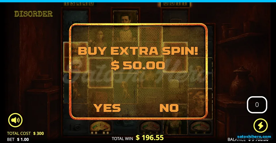Extra Spin offer asks for $50.00