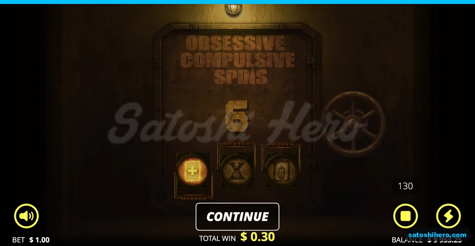 Vault door announces six awarded spins