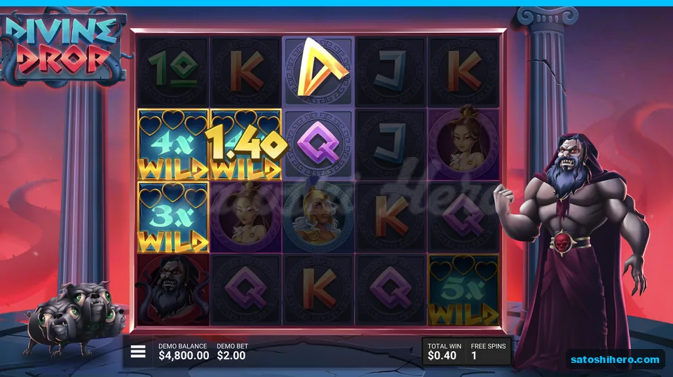 Wild Multipliers land for a $1.40 spin