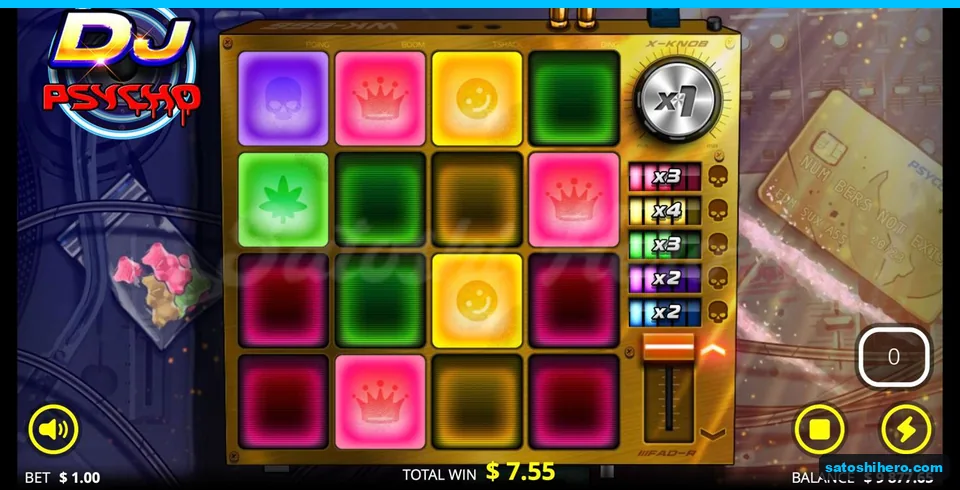 Gold pad board shows $7.55 collected