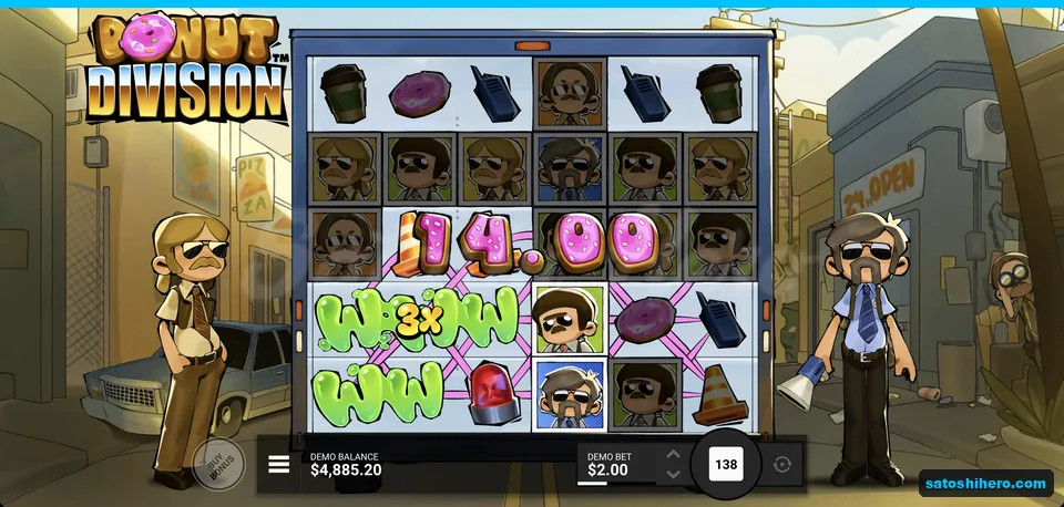Green Wild row pays fourteen dollars