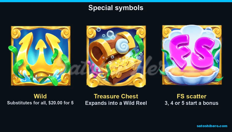 Trident chest and scatter symbols