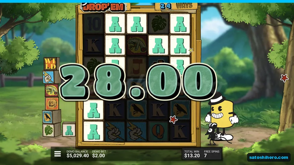 Ace refill pays with stacked pool beside grid