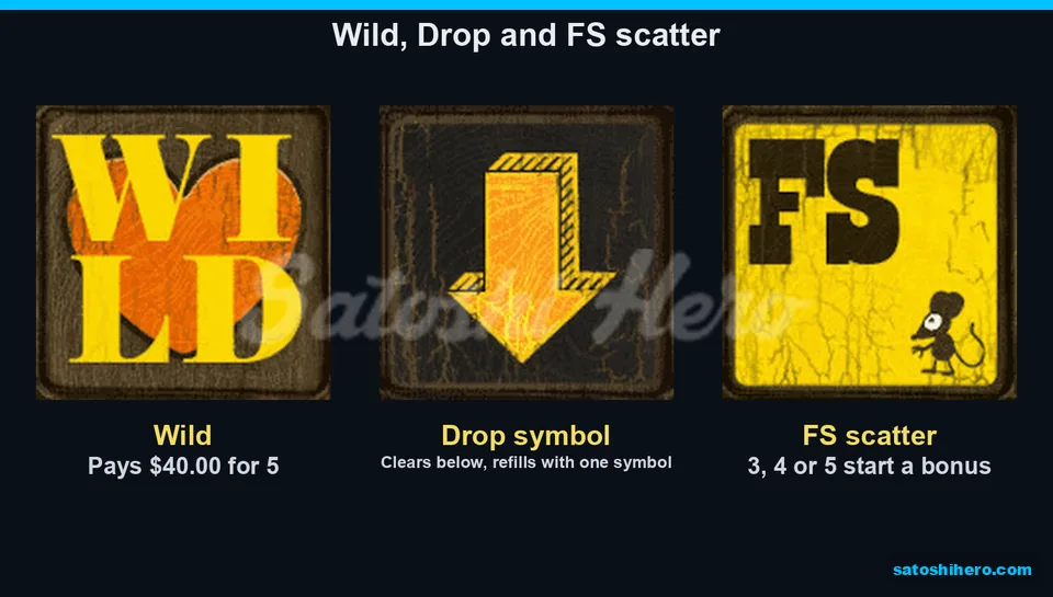 Wild block Drop arrow and FS scatter