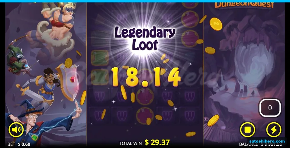 Sticky Wilds cover board with $18.14 Legendary Loot