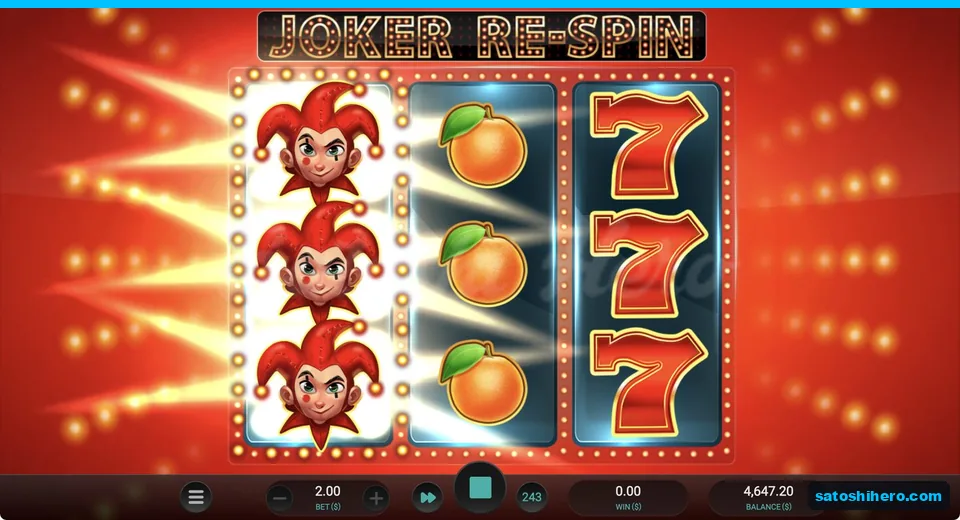 Joker stack beside oranges and sevens