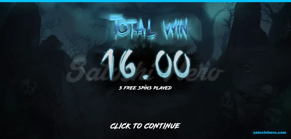 Total Win screen shows 16.00