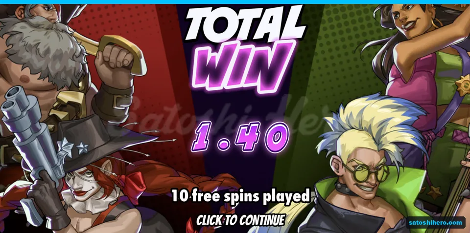 Total Win screen shows 1.40