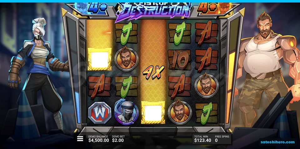 Two Fist Wild Reels carry four times multipliers
