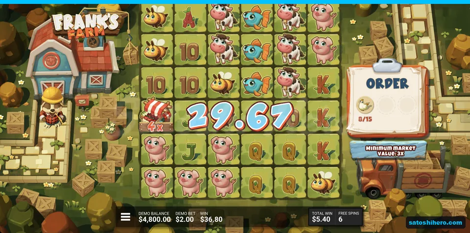 4x Market multiplies a pig group