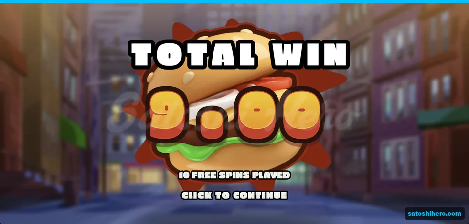 Total win screen shows nine dollars